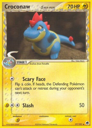 Croconaw (Delta Species) - EX Dragon Frontiers - Near Mint (NM)