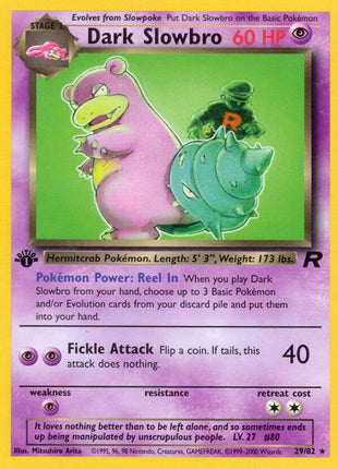 Dark Slowbro (29) - Team Rocket - Unlimited - Lightly Played (LP)