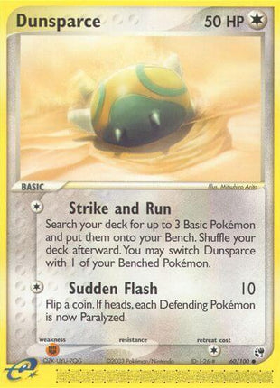 Dunsparce - Sandstorm - Reverse Holofoil - Near Mint (NM)