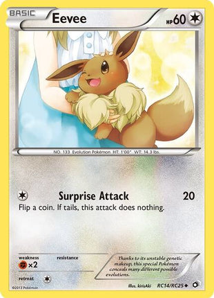 Eevee - Legendary Treasures Radiant Collection - Holofoil - Moderately Played (MP)