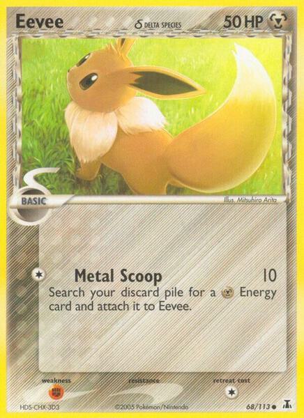 Eevee - 068/113 - Delta Species - Near Mint (NM)