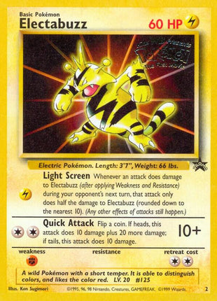 Electabuzz (Movie Promo) - WoTC Promo - Near Mint (NM)