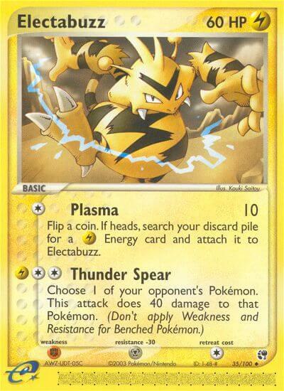 Electabuzz - Sandstorm - Reverse Holofoil - Near Mint (NM)