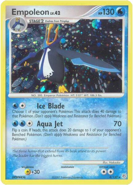 Empoleon - Diamond and Pearl - Holofoil - Moderately Played (MP)