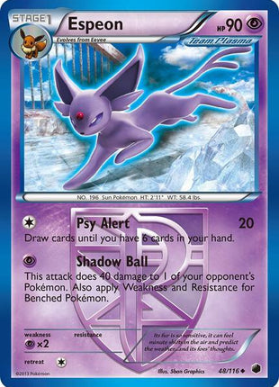 Espeon (Team Plasma) - Plasma Freeze - Near Mint (NM)