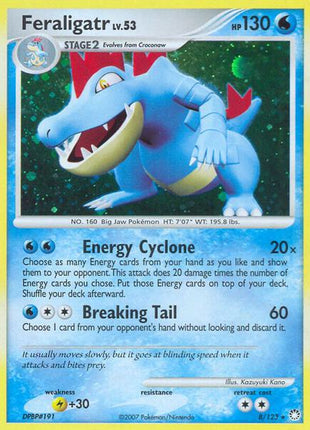 Feraligatr - Mysterious Treasures - Holofoil - Heavily Played (HP)