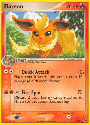 Flareon - POP Series 3 - Holofoil - Damaged