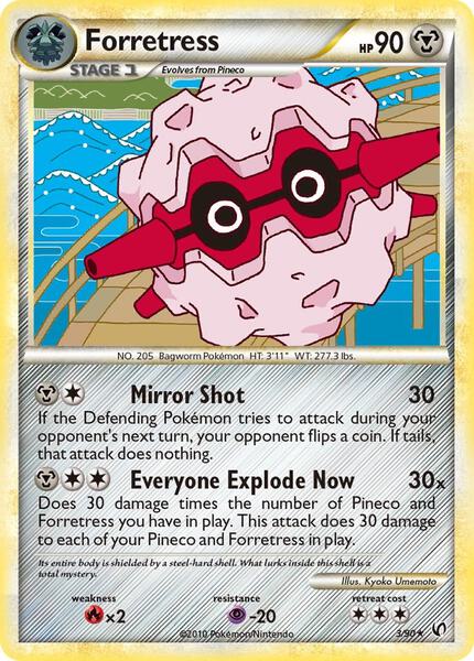 Forretress (3) - Undaunted - Holofoil - Near Mint (NM)