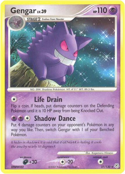 Gengar - Diamond and Pearl - Lightly Played (LP)