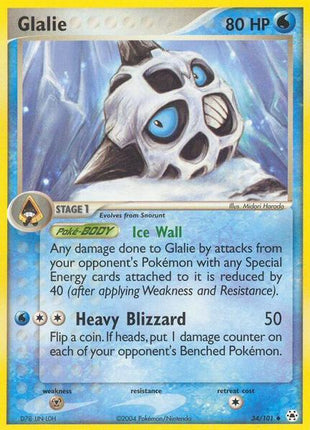 Glalie - Hidden Legends - Reverse Holofoil - Near Mint (NM)