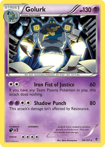 Golurk - Plasma Blast - Holofoil - Near Mint (NM)