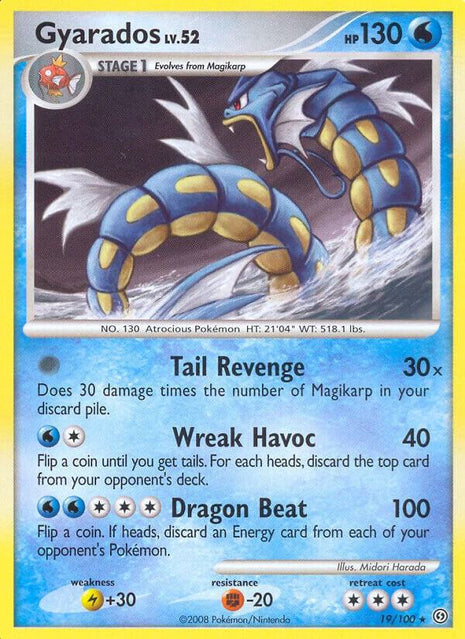 Gyarados - Stormfront - Lightly Played (LP)
