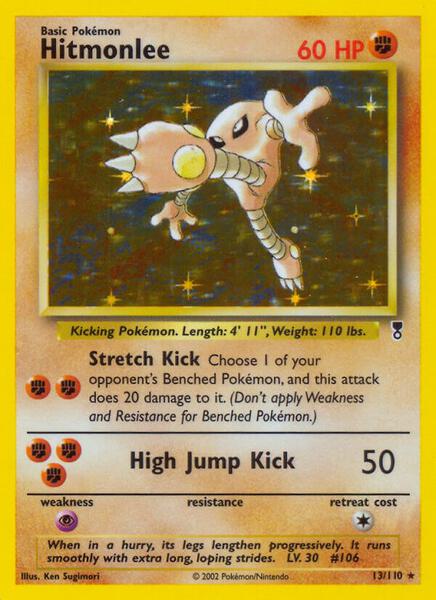Hitmonlee - Legendary Collection - Holofoil - Moderately Played (MP)