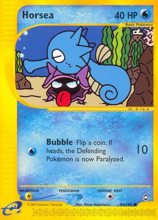 Horsea (84) - Aquapolis - Near Mint (NM)