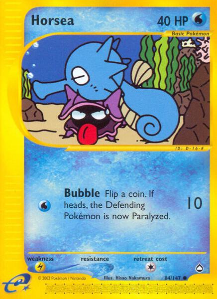 Horsea (84) - Aquapolis - Near Mint (NM)