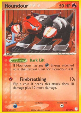 Houndour - 060/109 - EX Team Rocket Returns - Damaged