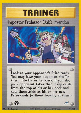 Impostor Professor Oak's Invention - Neo Destiny - Unlimited - Lightly Played (LP)