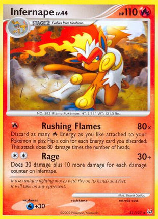 Infernape - Platinum - Reverse Holofoil - Near Mint (NM)