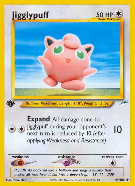 Jigglypuff - Neo Destiny - Unlimited - Near Mint (NM)