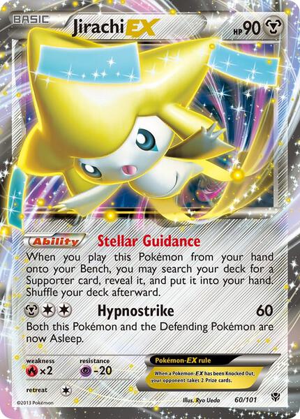 Jirachi EX - Plasma Blast - Holofoil - Lightly Played (LP)