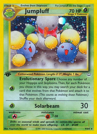 Jumpluff - Neo Revelation - Unlimited Holofoil - Damaged