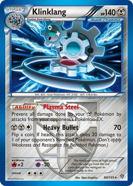 Klinklang (Team Plasma) - Plasma Storm - Holofoil - Near Mint (NM)