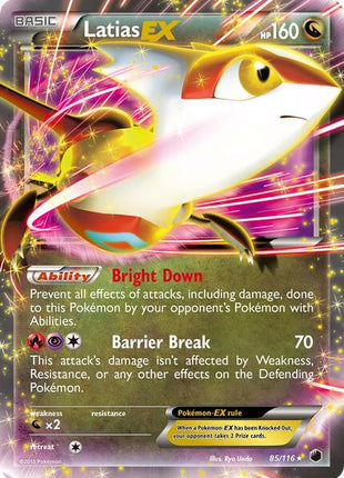 Latias EX - Plasma Freeze - Holofoil - Lightly Played (LP)