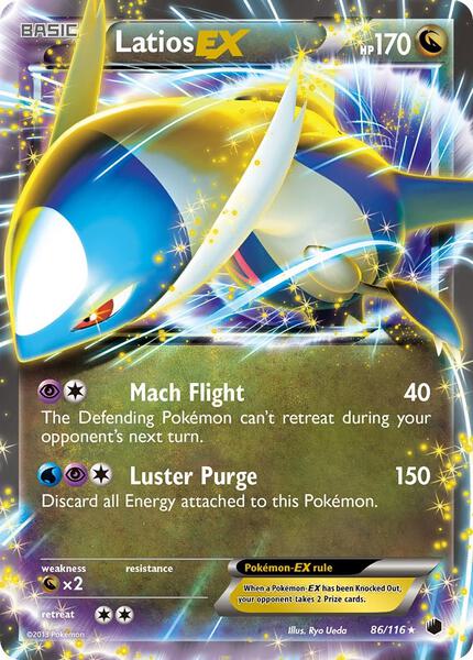 Latios EX - Plasma Freeze - Holofoil - Near Mint (NM)