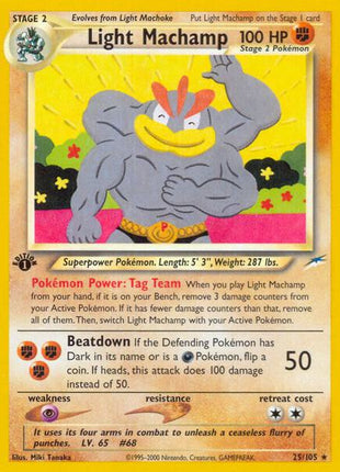 Light Machamp - Neo Destiny - Unlimited - Lightly Played (LP)