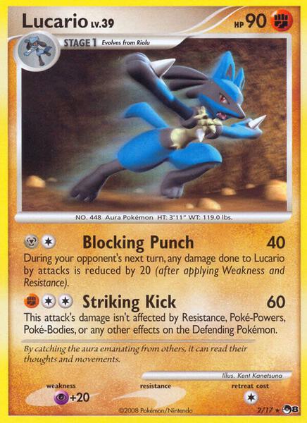 Lucario - POP Series 8 - Damaged