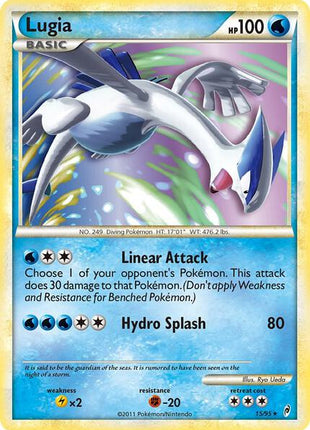 Lugia - Call of Legends - Reverse Holofoil - Heavily Played (HP)