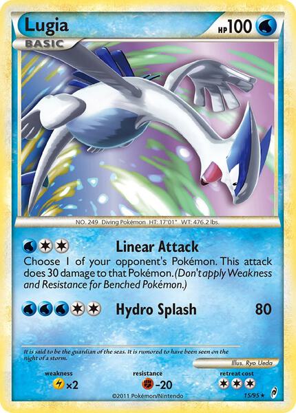 Lugia - Call of Legends - Reverse Holofoil - Heavily Played (HP)