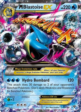M Blastoise EX - XY Base Set - Holofoil - Lightly Played (LP)