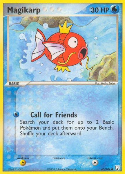 Magikarp - EX Team Rocket Returns - Reverse Holofoil - Damaged