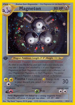 Magneton - Neo Revelation - Unlimited Holofoil - Damaged