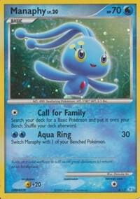 Manaphy - DP Trainer Kit Manaphy and Lucario - Holofoil - Lightly Played (LP)