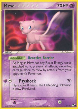 Mew - POP Series 4 - Holofoil - Moderately Played (MP)