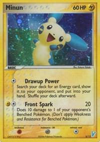 Minun - EX Trainer Kit 2 Plusle and Minun - Holofoil - Lightly Played (LP)