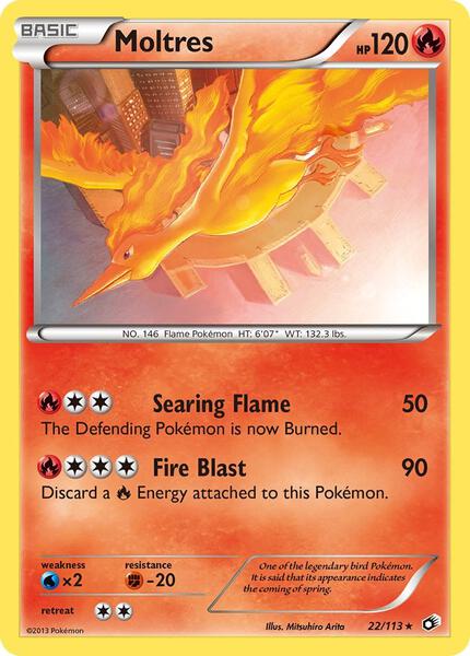 Moltres - Legendary Treasures - Holofoil - Near Mint (NM)