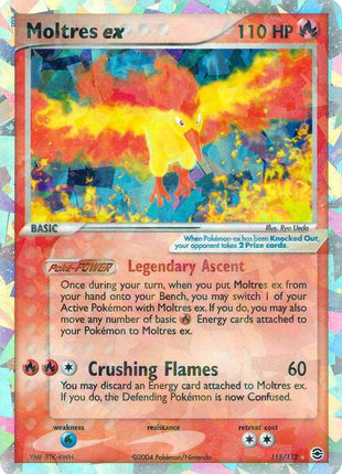Moltres ex - EX FireRed and LeafGreen - Holofoil - Damaged