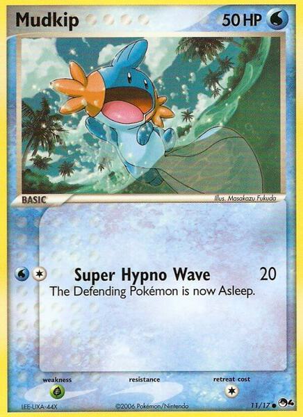 Mudkip - POP Series 4 - Holofoil - Moderately Played (MP)