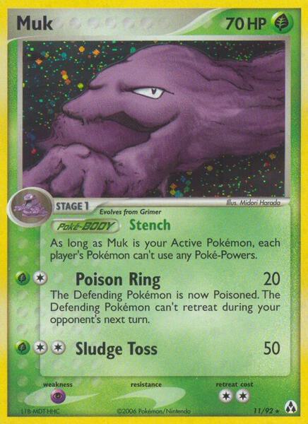 Muk - EX Legend Maker - Holofoil - Lightly Played (LP)