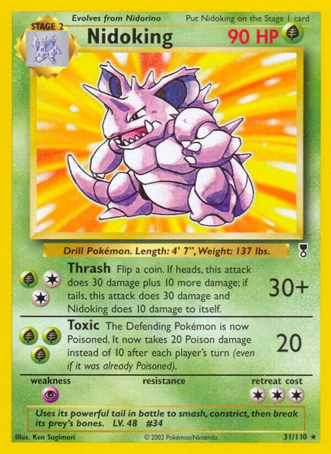 Nidoking - Legendary Collection - Moderately Played (MP)