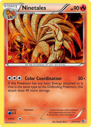 Ninetales - Legendary Treasures - Reverse Holofoil - Lightly Played (LP)