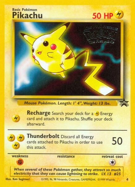Pikachu (Movie Promo) - WoTC Promo - Damaged