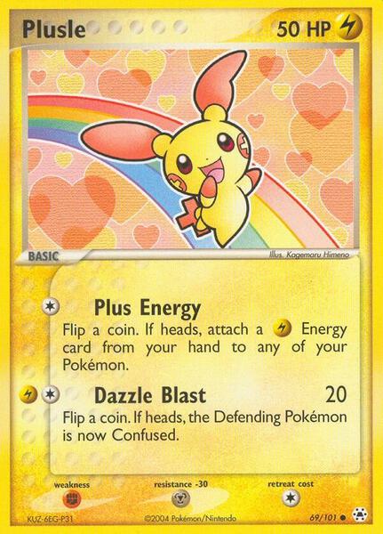 Plusle - EX Hidden Legends - Lightly Played (LP)