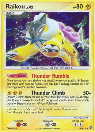 Raikou - Secret Wonders - Reverse Holofoil - Moderately Played (MP)