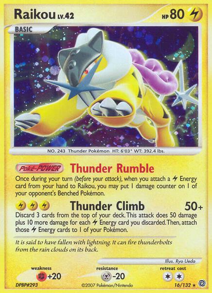Raikou - Secret Wonders - Reverse Holofoil - Moderately Played (MP)