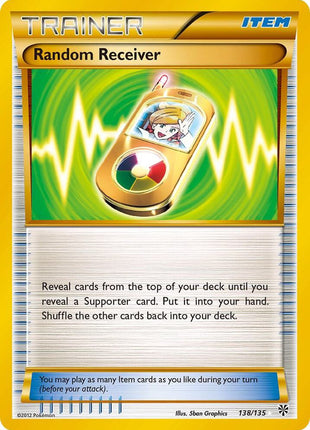 Random Receiver - Plasma Storm - Holofoil - Near Mint (NM)