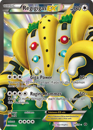 Regigigas EX (99 Full Art) - Next Destinies - Holofoil - Lightly Played (LP)